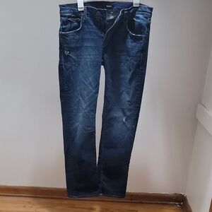Hudson Jeans Dark Blue Straight Leg Denim